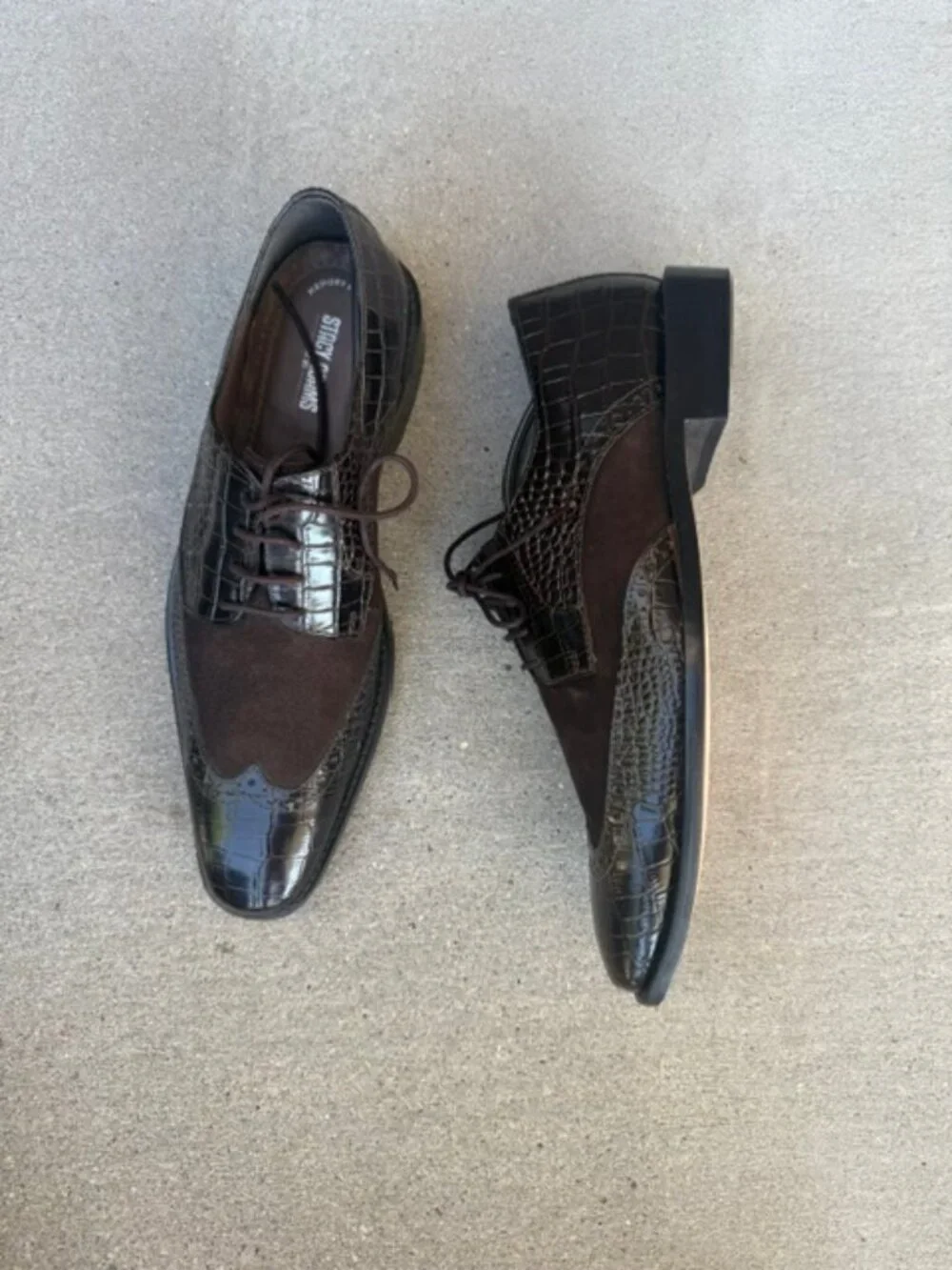 Stacy adams arturo shoes new in box 9.5 wide